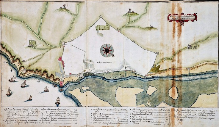 Planta de Lagos de 1621, de Alexandre Massai