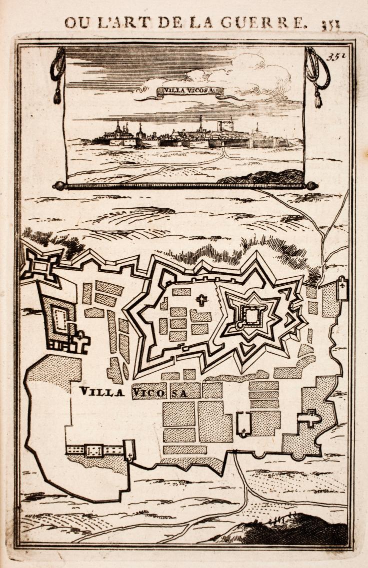 Vila Viçosa Gravura, Alain Manesson Mallet 1696