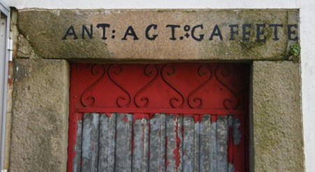 Torre relogio Tolosa Inscripción