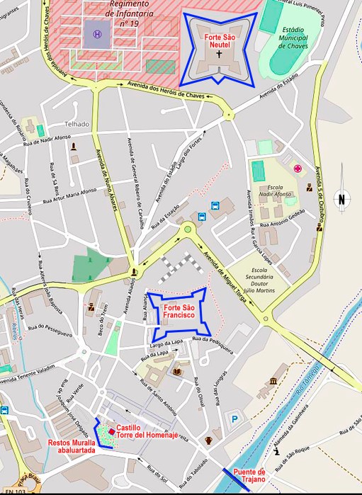 Fortificaciones en Chaves