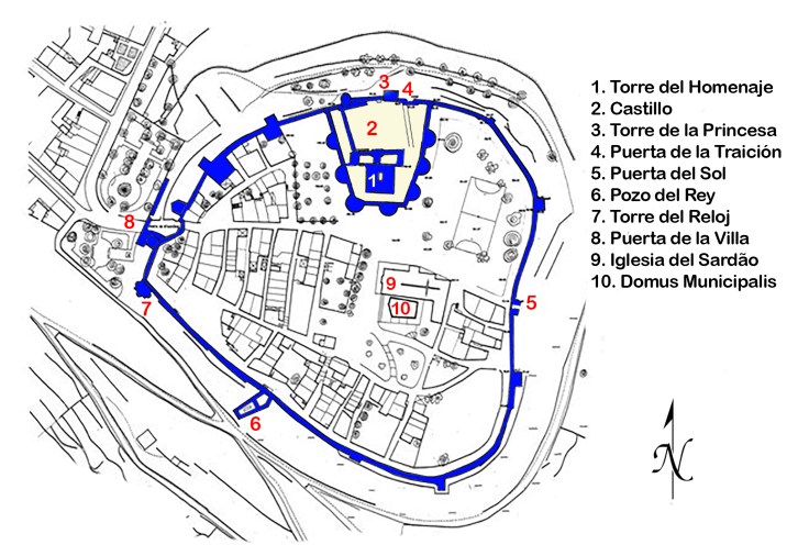 Planta Castelo Bragança