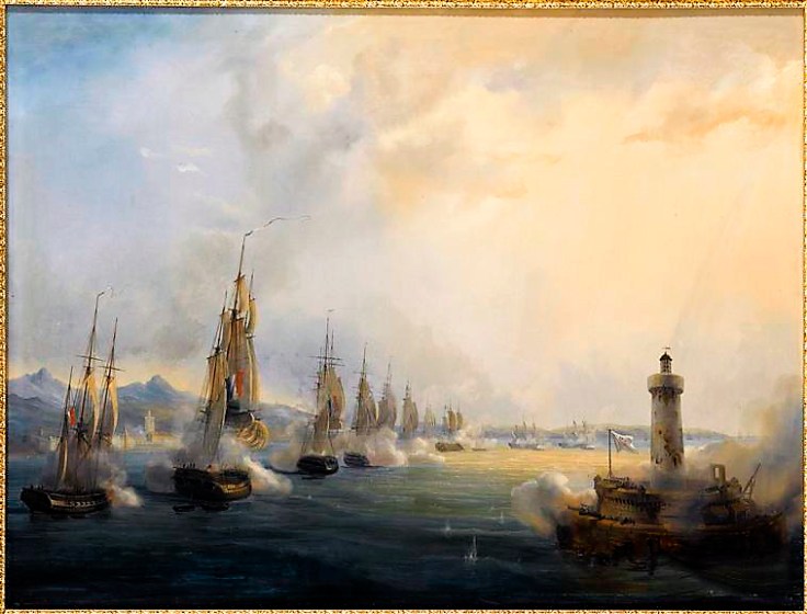 Entrada da armada francesa no rio Tejo 1831