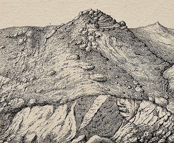 Forte da Roca en Grabado mediados siglo XIX