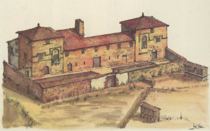 Torre do Allo - Dibujo José Manuel Yañez